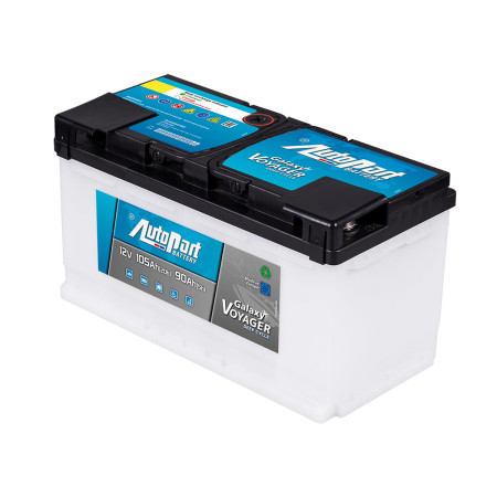 Тяговий акумулятор свинцево-кислотний 105Ah 12V для ДЖБ UPS (353x175x190 мм) AUTOPART GALAXY VOYAGER , Європа , доступно від 1 шт