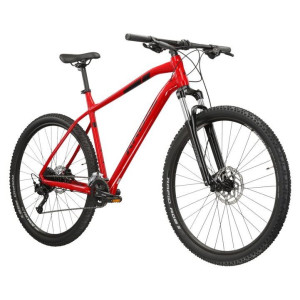 Велосипед KROSS Level 1.0 M 29 XL червоно-чорний глянцевий