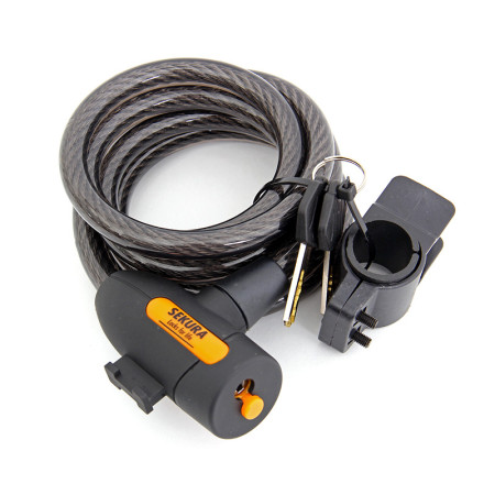 Замок KB 203  (12 мм x 185 см) Spiral Cable SEKURA