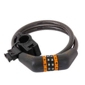  Замок KB 204 (12мм x 85 см) на код  Spiral Cable SEKURA