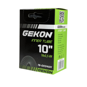 Камера GEKON 10  x 2.50 AV косий клапан у брендовому пакуванні доступно від 1 шт. Photo 2