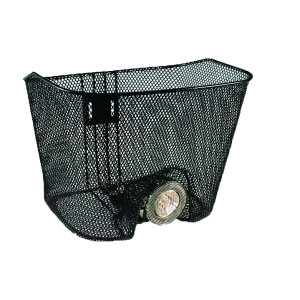 Кошик CITY BASKET BS005 на руль під фару 300 x 280 x 250 мм, чорний з кріпленням BUCHEL