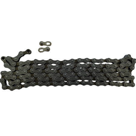 Ланцюг KMC HV500 Brown/Gray 1/2 X 3/32 116 ланок з замком CL373, ОЕМ 6-7 шв., (25 шт в ящику) , доступно ящиком