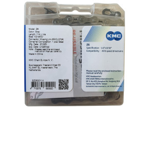 Ланцюг KMC Z6 Gray 1/2 X 3/32 114 ланок з замком в боксі доступно від 1 шт. Photo 2