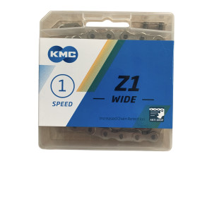 Ланцюг KMC Z1 Wide Silver 1/2  X 1/8 112 ланок з замком в боксі доступно від 1 шт