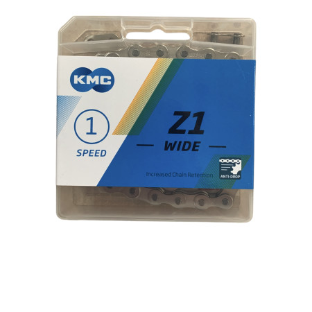 Ланцюг KMC Z1 Wide Silver 1/2  X 1/8 112 ланок з замком в боксі доступно від 1 шт
