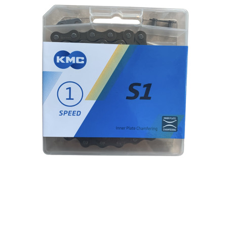 Ланцюг KMC S1 Brown 1/2 X 1/8 112 ланок з замком в боксі (60 шт в ящику), доступно від 1 шт