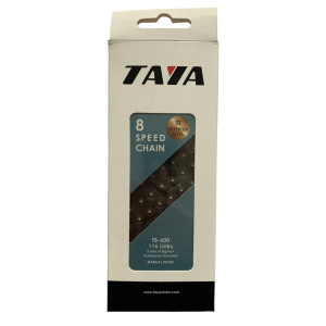 Ланцюг TAYA 8 Black 1/2 x 3/32 116 ланок TB600 з замком в боксі (10 шт в ящику) , доступно від 1 шт