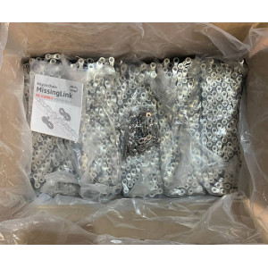Ланцюг KMC Z8.3 Silver/Gray 1/2 х3/32 116 ланок з замком 25 шт у фолії