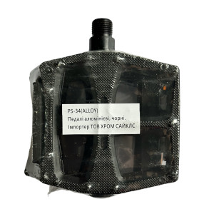 Педалі PS-34 9/16 алюмінієві пара чорні (50 пар в ящику ) доступно від 1 пари. Photo 3