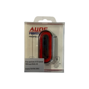 Ліхтар задній алюм. AU102 червоний 100LM, акум.500mAh, USB  доступно від 1 шт. Photo 3