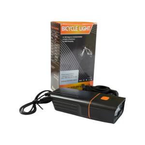 Ліхтар передній AU253 + функція power bank, акум. 2400 mAh, 450 LM, USB  доступно від 1 шт