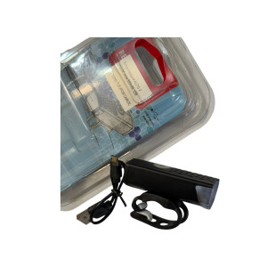 Ліхтар передній AU216-2 200LM, акум.800mAh, USB доступно від 1 шт. Photo 2