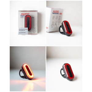 Ліхтар задній алюм. AU102 червоний 100LM, акум.500mAh, USB  доступно від 1 шт