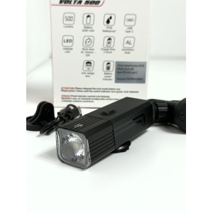 Ліхтар передній алюм. AU238 600LM, Osram LED, акум.2200 mAh, type-C доступно від 1 шт