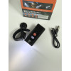 Ліхтар передній алюм. AU253-1 600LM, CREE U2 LED, акум.1200 mAh, type-C, кріпл. Garmin доступно від 1 шт