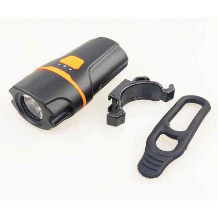 Ліхтар передній AU234 400LM, акум.1200mAh, USB  доступно від 1 шт