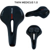 Сідло Twin Medicus 1.0 MAN Gel (17x28 cм) без замка з демпферами WITTKOP (НІМЕЧЧИНА) (20 шт в ящику), доступно від 1 шт