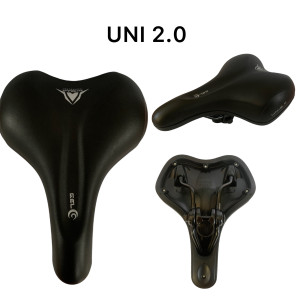 Сідло Druck UNI 2.0 Gel Lady (18,5 х 26 cm) з замком WITTKOP (НІМЕЧЧИНА). Photo 3