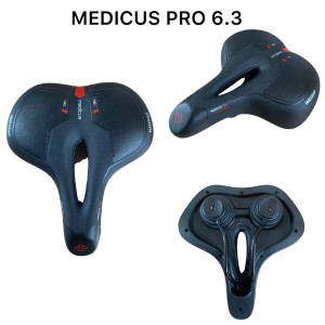 Сідло Medicus Pro 6.3 City Gel (21x24,5 cm) без замка з демпферами WITTKOP (НІМЕЧЧИНА) (20 шт в ящику), доступно від 1 шт. Photo 3