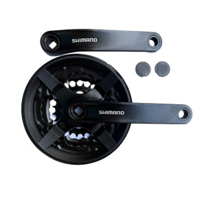 Шатуни SHIMANO FC-TY301 42 x 34 x 24 ,170 мм, 6/7/8-шв. із захистом доступно від 1 шт