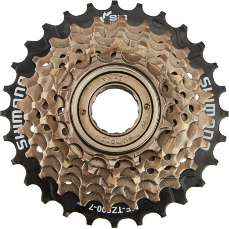 Вільнобіг SHIMANO MF-TZ500 7 шв. 14-28Т BLACK/BROWN доступно від 1 шт