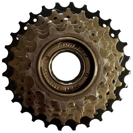 Вільнобіг SUN RACE MFM2A 6DS0 2S6 14-28T 6 шв. BROWN/BLACK Lockring Desing доступно від 1 шт